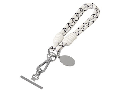 Брелок-браслет Bohemian с держателем для телефона (Белый/черный)