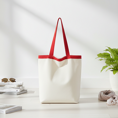 Сумка для покупок YUUGEN 283 г/м², красная (Красный)