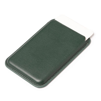 Магнитный держатель карт на телефоне WASAT, тёмно-зелёный (Темно-зеленый)