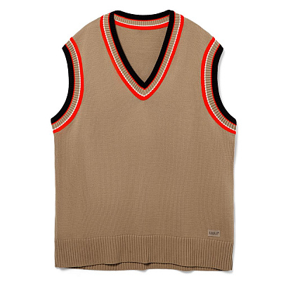 Жилет оверсайз унисекс Cornell в сумке, молочно-белый (Бежевый)