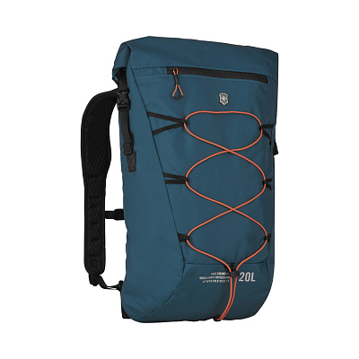 Рюкзак VICTORINOX Altmont Active L.W. Rolltop Backpack, бирюзовый, 100% нейлон, 30x19x46 см, 20 л