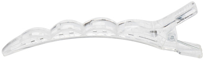 Зажимы для волос Dewal Beauty 5 шт/ уп. прозрачные (Прозрачный)