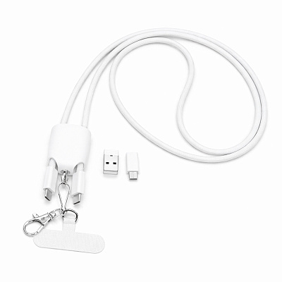 Кабель - ланьярд МультиЛинк 66 Вт  (Белый)