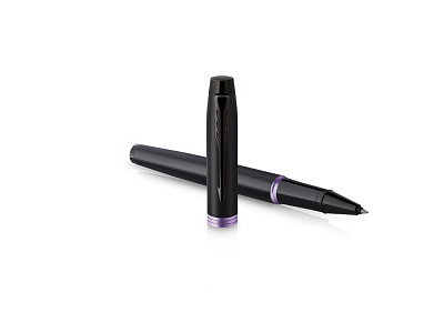 Ручка-роллер Parker IM Vibrant Rings Flame Amethyst Purple