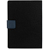 Ежедневник Boom, недатированный, черный с синим - Фото 3