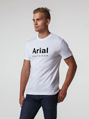 Футболка Arial обитания, белая (Белый)