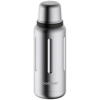Термос Flask 1000, вакуумный  матовый (Стальной)