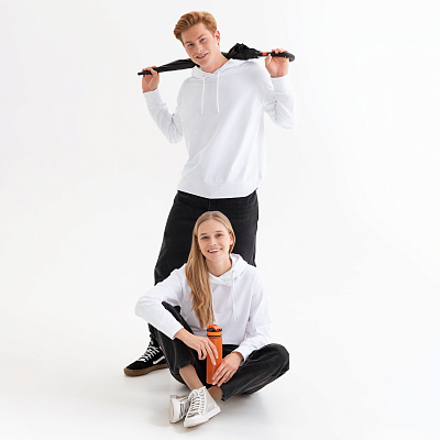 Худи с капюшоном, унисекс Алекс (Alex) белый, размер XL (Белый)