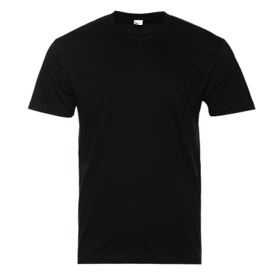 Футболка мужская STAN хлопок 180, 08 (Чёрный)