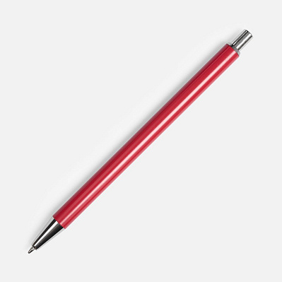 Ручка шариковая Slim Beam, красная (Красный)