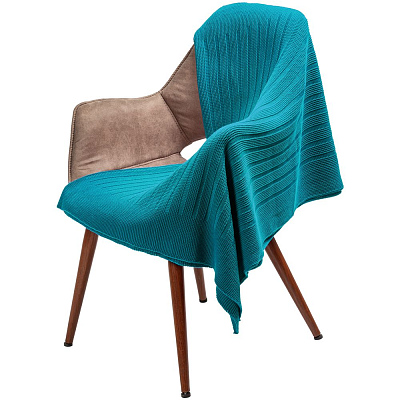 Плед Field  (Бирюзовый)