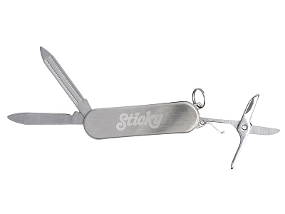 Мультитул-складной нож 3-в-1 Talon с гравировкой (Натуральный/металлический)