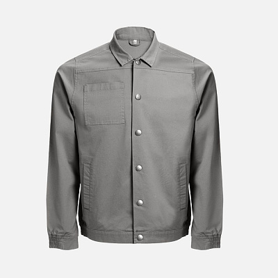 Куртка унисекс Bratislava, бежевая (Серый)