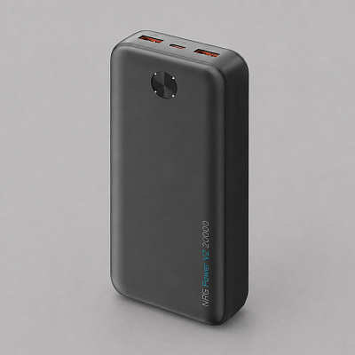 Внешний АКБ NRG Power V2 20000 мА-ч, 2A, 2xUSB (Чёрный)