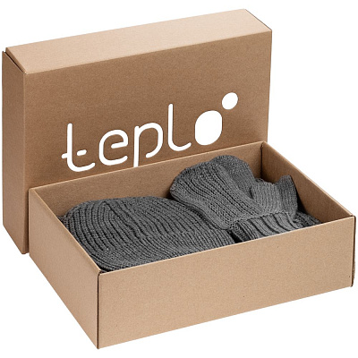 Набор Nordkyn Full Set с шарфом, бежевый (Серый)