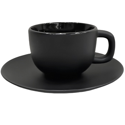 Чайная пара Frozen, чёрная (Чёрный)