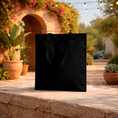 Сумка для покупок IVORY 325 г/м², чёрная