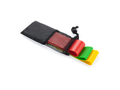 Комплект эластичных лент для фитнеса EMON (Чёрный)