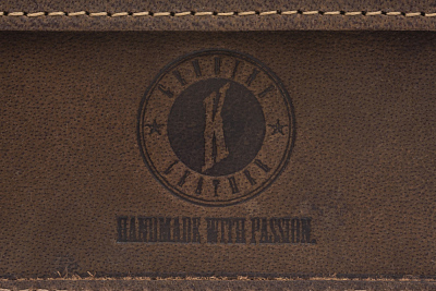 Бумажник KLONDIKE «John», натуральная кожа в темно-коричневом цвете, 11,5 х 9 см