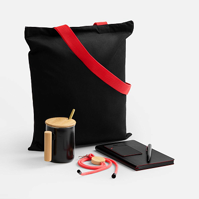 Набор Trait Office, черный с красным (Красный)