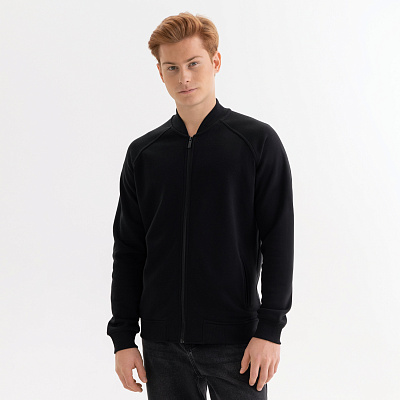 Толстовка на молнии унисекс TORRES NEO черная, размер M (Чёрный)