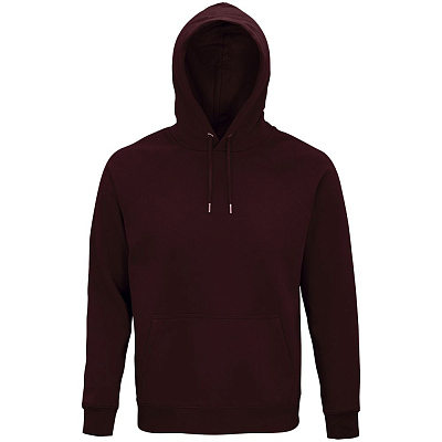 Толстовка унисекс Stellar, бордовая (Бордовый)