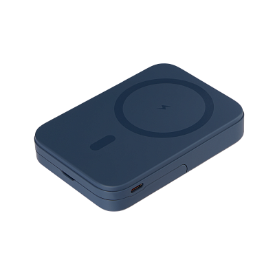 Внешний аккумулятор Union PD 10000mAh с функцией беспроводной зарядки 15W  (Синий)