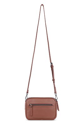 Сумка кросс-боди женская BUGATTI Almata, абрикосовая, полиуретан, 21,5х6х15 см