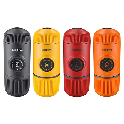 Ручная мини-кофемашина WACACO Nanopresso, оранжевый