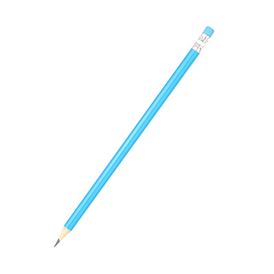 Карандаш с цветным корпусом Largo  (Голубой)