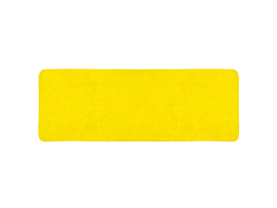 Спортивное полотенце Келси с чехлом (Желтый)