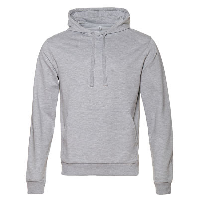 Худи унисекс STAN футер без начёса 260, 23 (Серый меланж)