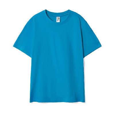 Футболка детская Regent Kids 150, бирюзовая (Бирюзовый)
