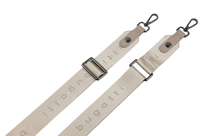 Сумка наплечная женская BUGATTI Almata, с кошельком, песочная, полиуретан, 27х6х18,5 см