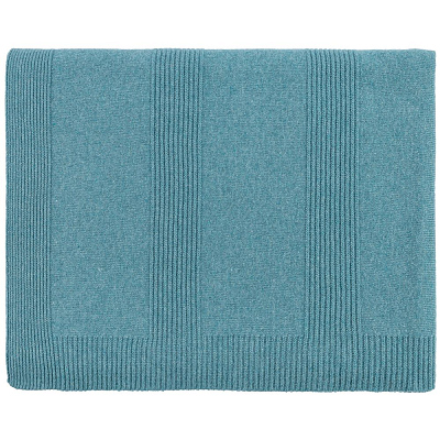 Плед-Палантин Territ, светло-бирюзовый (Бирюзовый)