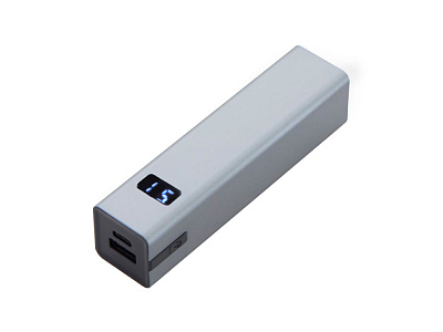 Внешний аккумулятор Rail c дисплеем, 5000 mAh (Тёмно-серый)