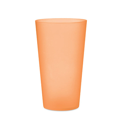 Reusable event cup 500ml (Прозрачно-оранжевый)
