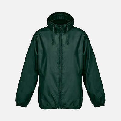 Ветровка унисекс Shield, темно-зеленая (Зеленый)