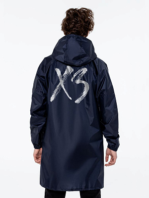 Дождевик «ХЗ», темно-синий с серебристым (Тёмно-синий)