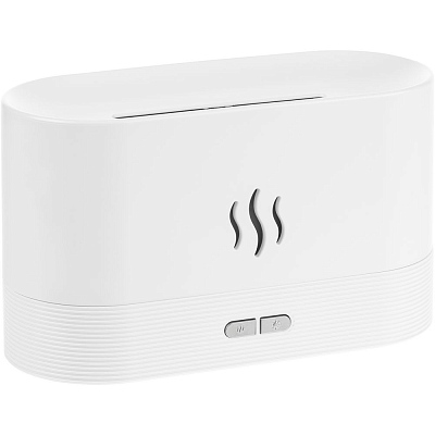 Увлажнитель-ароматизатор с имитацией пламени Fuego ver.2, белый