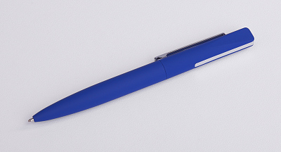 Ручка шариковая "Mercury", покрытие soft touch, синий