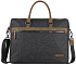 Портфель мужской BUGATTI Luce 16'', серый, полиэстер, 40х8х31,5 см - Фото 2