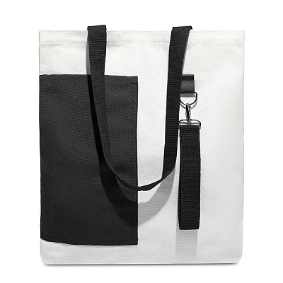 Сумка для покупок BANSHEE TO GO 325 г/м², чёрная/чёрная (Чёрный)