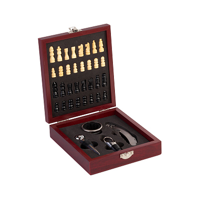 Набор винный "Купаж" с шахматами (Бордо) Набор винный "Купаж" с шахматами (Бордо)
