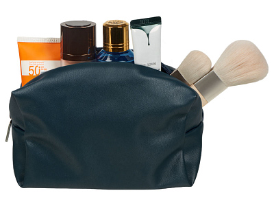 Косметичка из эко-кожи Enio (Тёмно-синий)