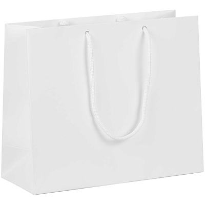 Пакет бумажный с ламинацией Lami Tote S  (Белый)