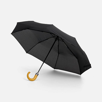 Зонт складной Classic, черный (Чёрный)