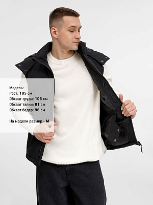 Жилет унисекс Sfera, черный