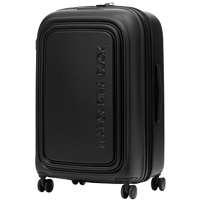 Чемодан Logoduck M, черный (Чёрный)