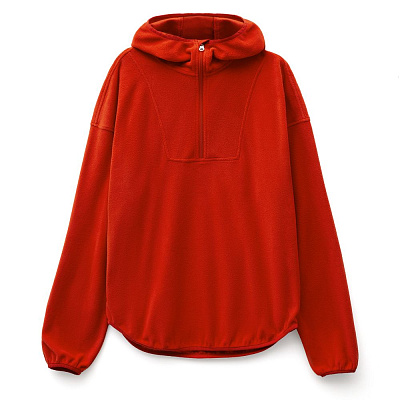 Анорак флисовый унисекс Fliska, оранжевый (Красный)